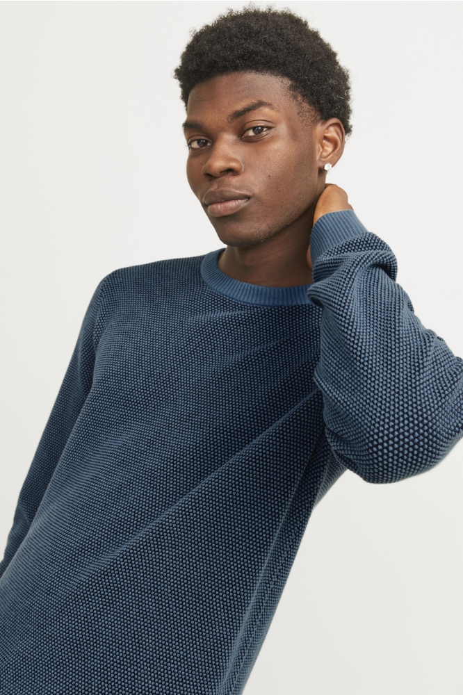 JJEGLOBE KNIT CREW NECK NOOS 12258139 OCEANVIEW